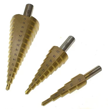 AIRCRAFT TOOLS NEW 3PC CHRISTMAS TREE/CONE CUTTER SET FOR HOLES IN SHEETMETAL 