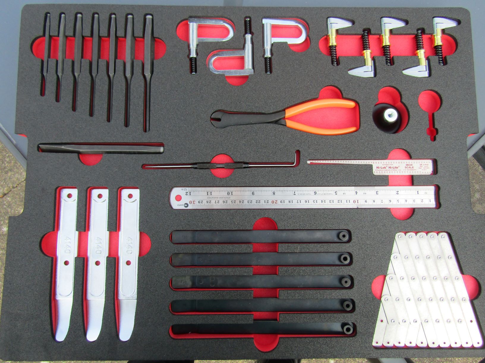 Master Sheet Metal Mechanics Tool Kit, 3X Rivet Gun Kit